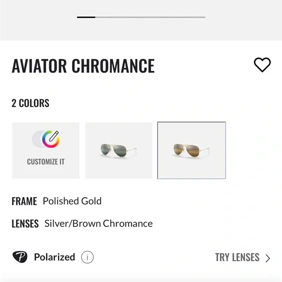 Ray-Ban Gold Aviator Sunglasses with Silver-Brown Lenses - Picture 3 of 3